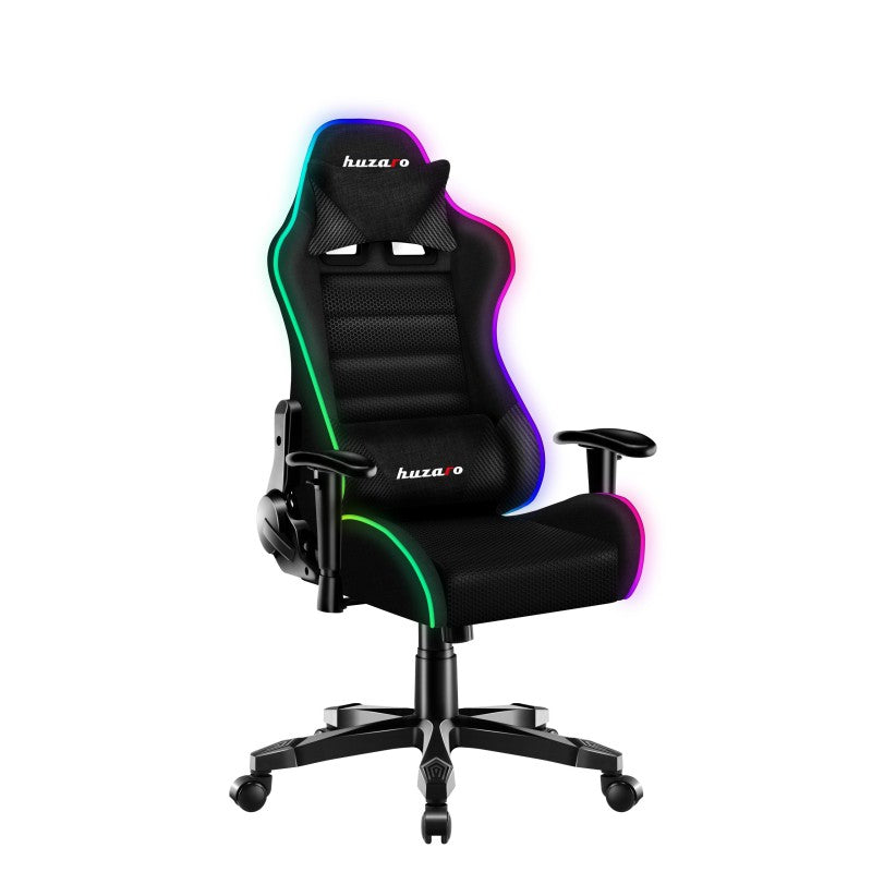 Fotel  gamingowy dla dziecka HUZARO RANGER 6.0 RGB Black Mesh