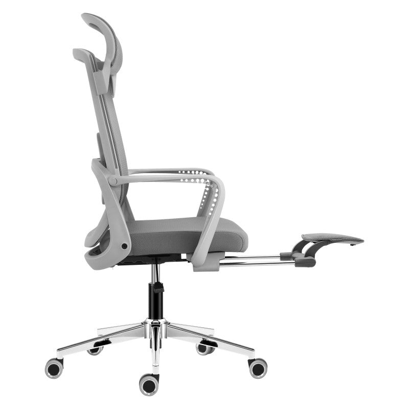 Fotel biurowy z podnóżkiem Mark Adler Manager 3.6 Grey
