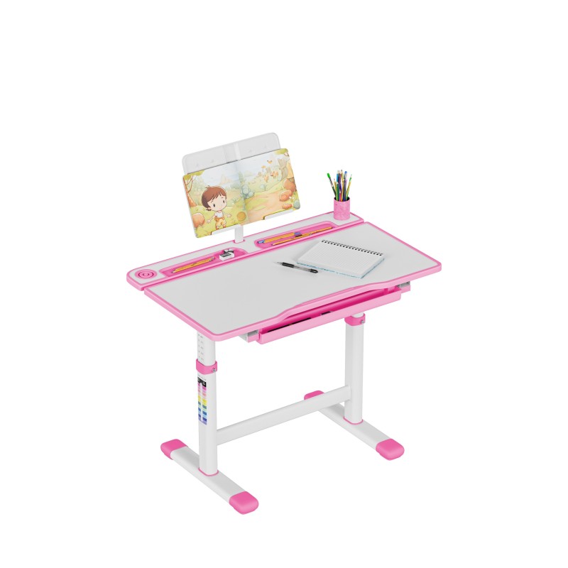 Ergonomiczne biurko dla dziecka Mark Adler Study 3.0 Pink 66 cm