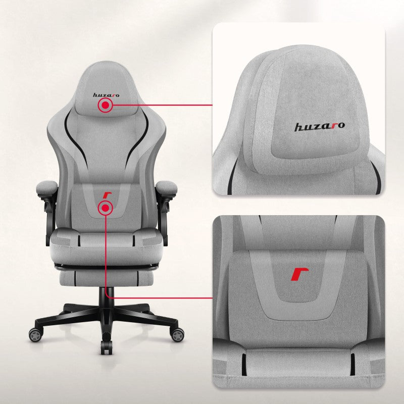 Fotel gamingowy Huzaro Force 4.6 Grey