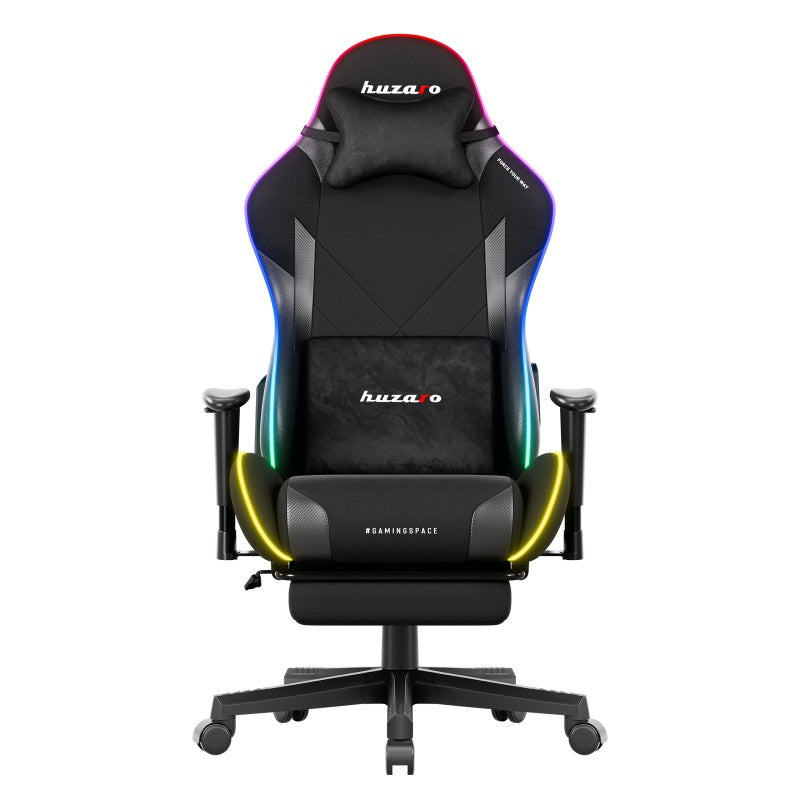 Fotel gamingowy LED Huzaro Force 5.7 Black RGB