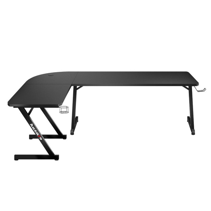 Biurko narożne gamingowe Huzaro Hero 7.0 Black 154 cm