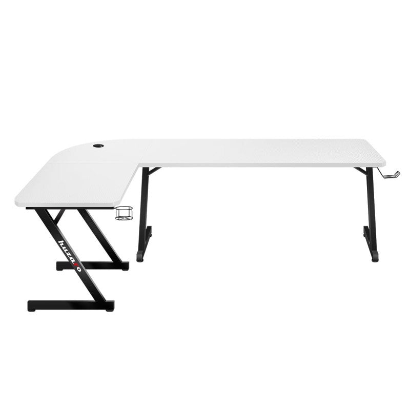 Biurko narożne gamingowe Huzaro Hero 7.0 White 154 cm