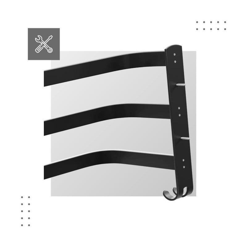 Wieszak na ręczniki Mark Adler Level 3.0 Black