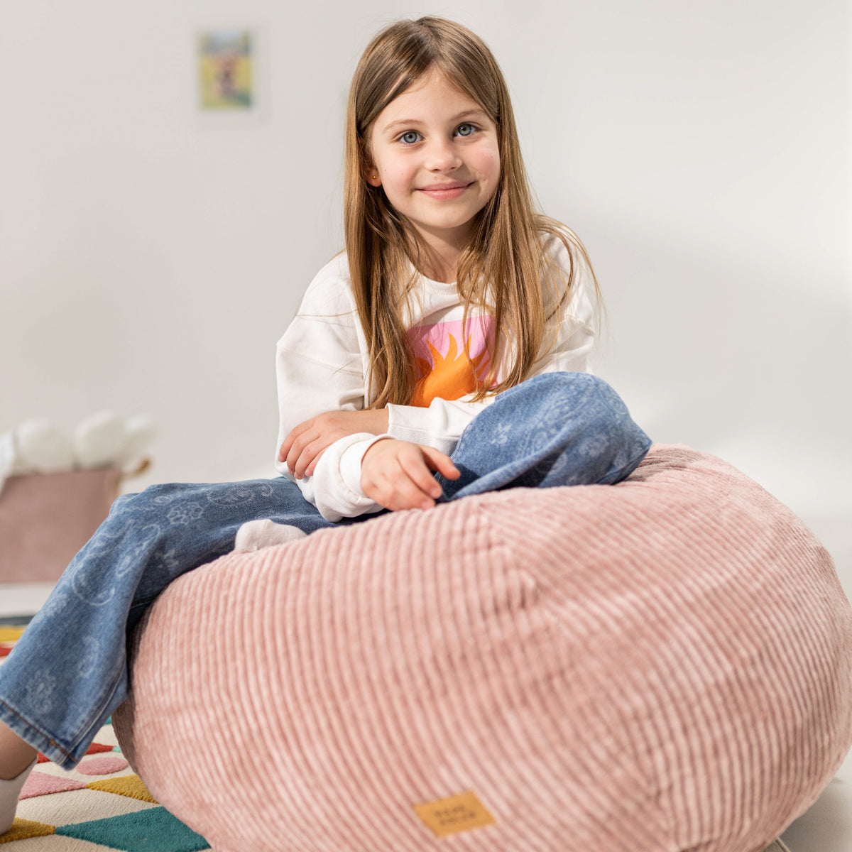 Cord-Sitzsack in Rosa Mark Adler Comfy 1.0 Pink