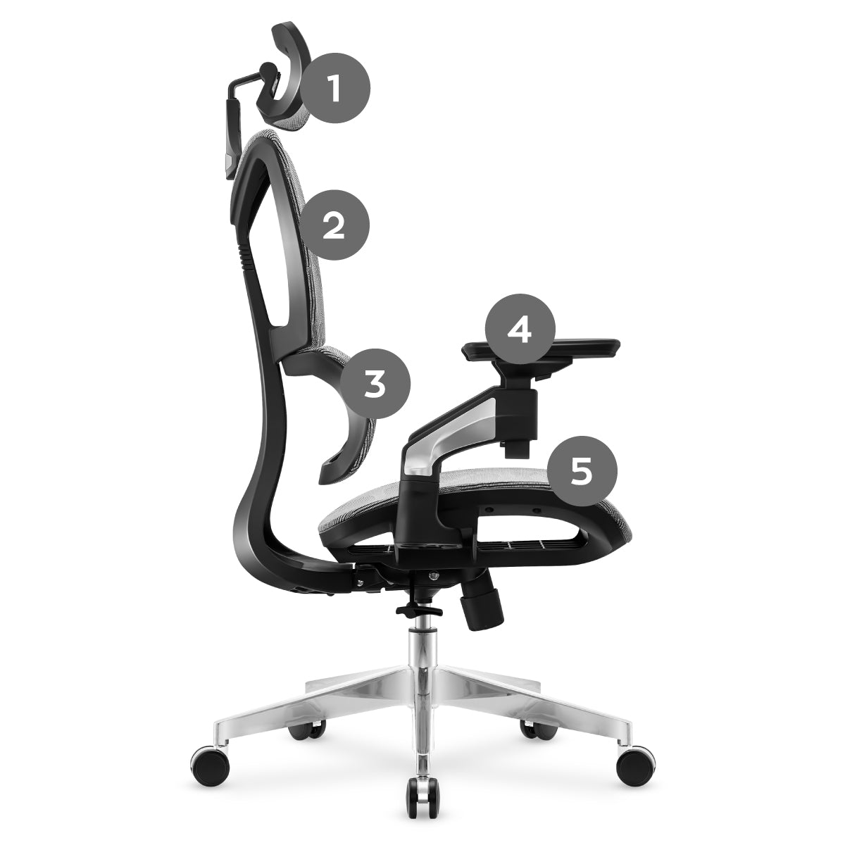 Bürostuhl MARK ADLER EXPERT 8.5 Grau