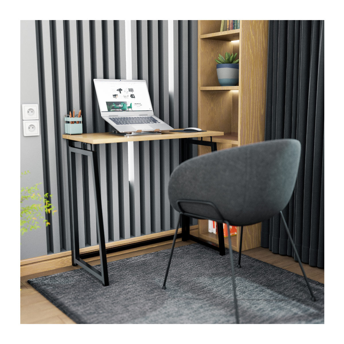 Funktionales Büro auch in einer kleinen Wohnung