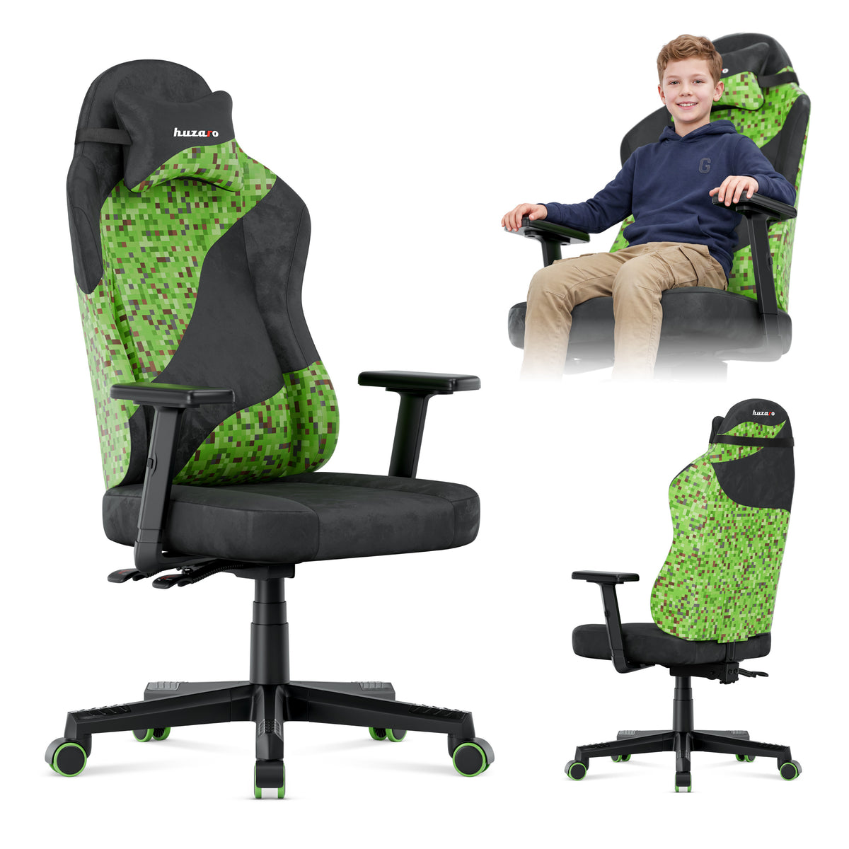 Gaming-Stuhl für Jugendliche Huzaro Ranger 5.7 Black PIXEL