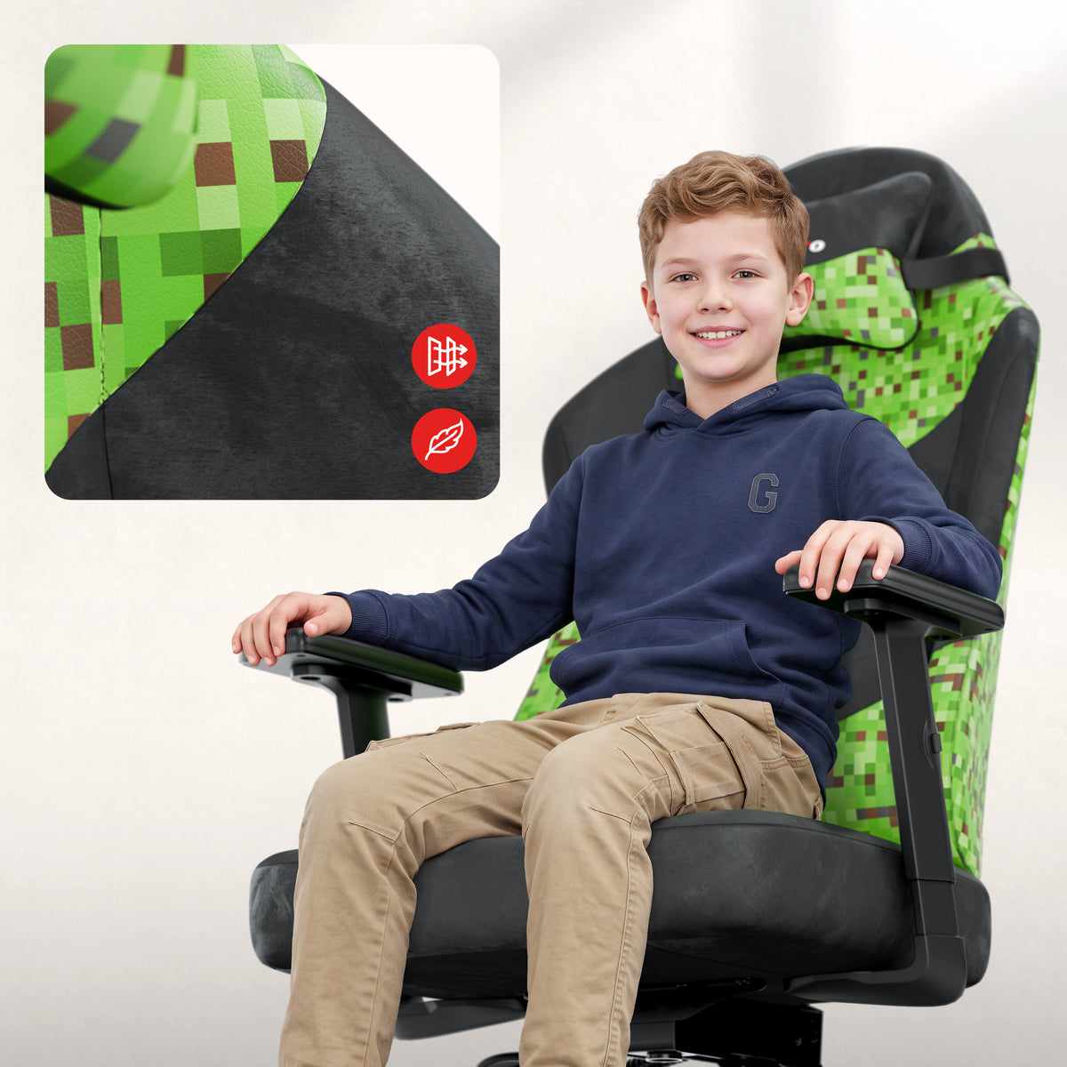 Gaming-Stuhl für Jugendliche Huzaro Ranger 5.7 Black PIXEL